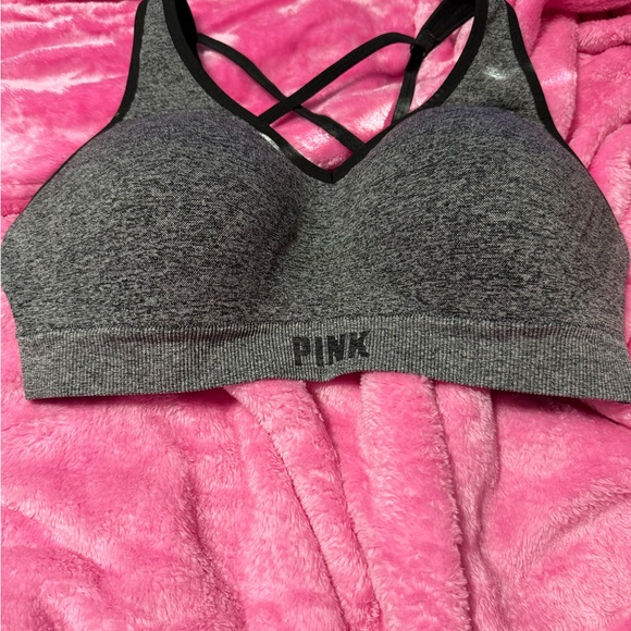 PINK Victoria's Secret Other - PINK Victoria's Secret Charcoal Sports Bra